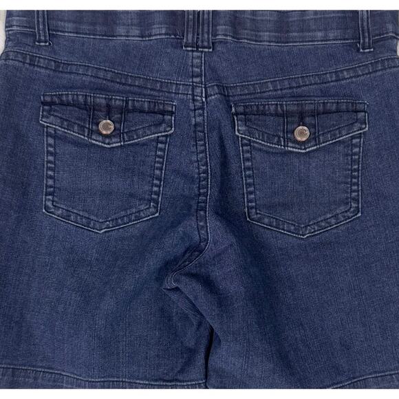 Lee Sinfully Soft Womens Blue Denim Shorts Size 12 - Picture 6 of 8